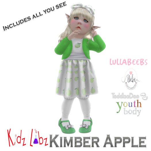 KL Kimber Dress Apple Boxed