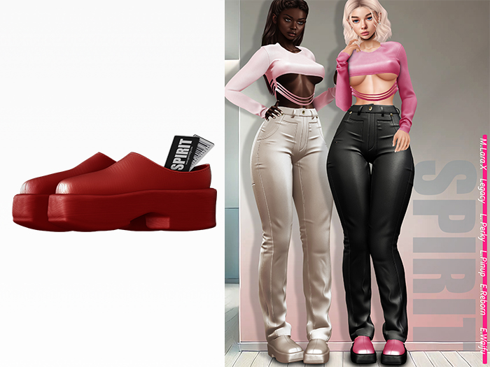 SPIRIT - Angelica shoes [RED]