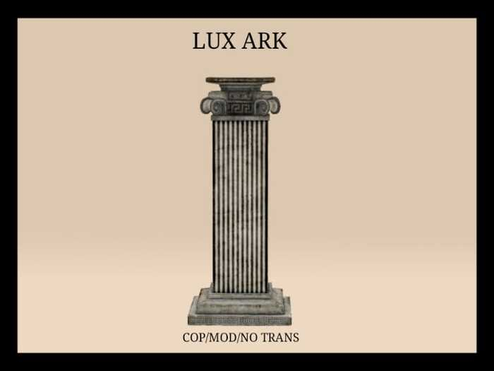 Second Life Marketplace - Greek Pedestal Stand 2Li