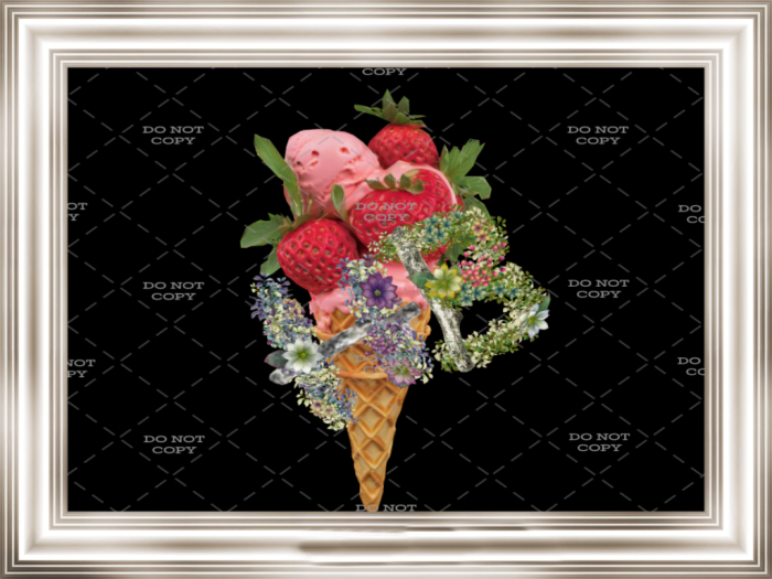 HB: Strawberry Ice Cream Cone FuLL PERM