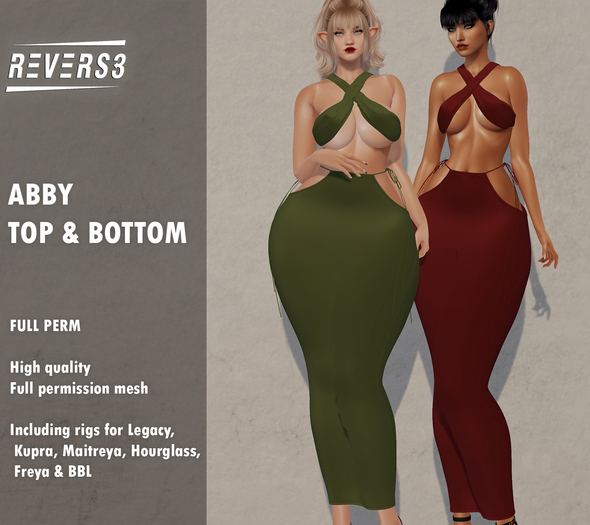 REVERS3 | Full Perm Abby Top & Bottom including Rigs