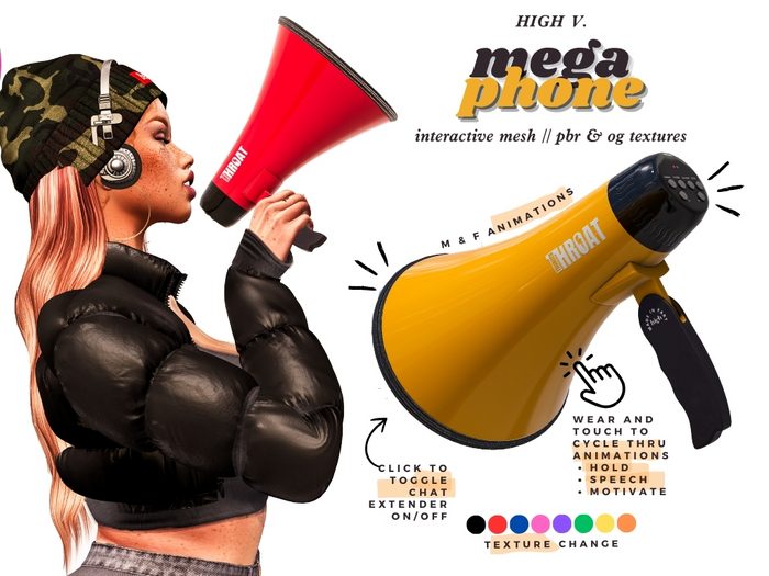 [high v.] Megaphone - Chubby Pack 