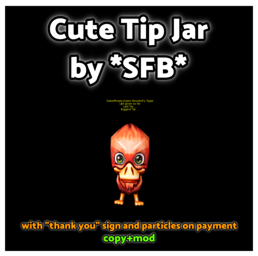 Cute Tip Jar - Use for everyhting