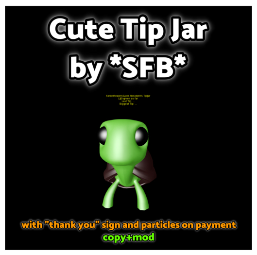 Cute Tip Jar - Use for everyhting