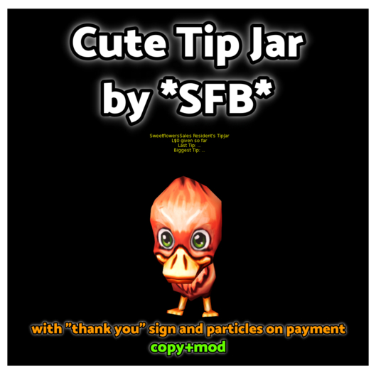 Cute Tip Jar - Use for everyhting