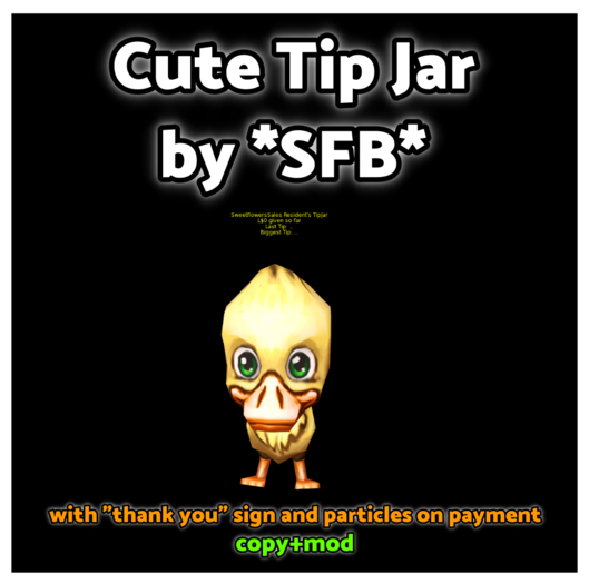 Cute Tip Jar - Use for everyhting