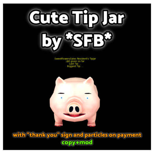 Cute Tip Jar - Use for everyhting