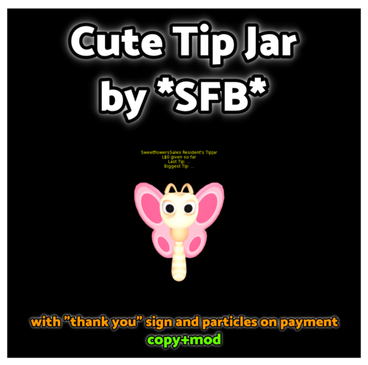 Cute Tip Jar - Use for everyhting
