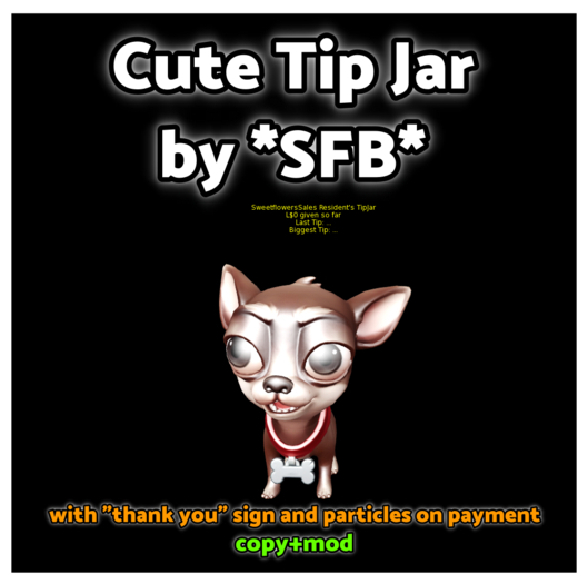 Cute Tip Jar - Use for everyhting
