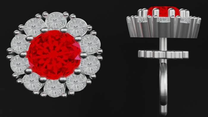 [Drip] EARRING RUBY
