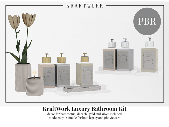 KraftWork Luxury Bathroom Kit (Add Me)