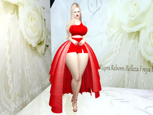 ROSES ~.~ Skirt & Top Outfit [Red] Kupra