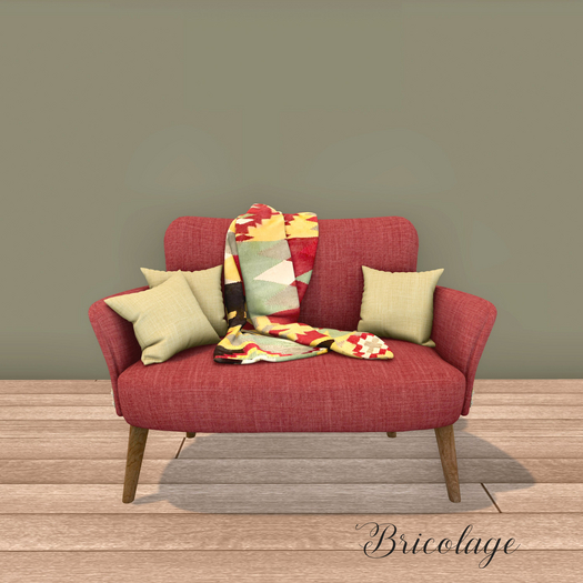 Bricolage Georgia Loveseat Tomate PG