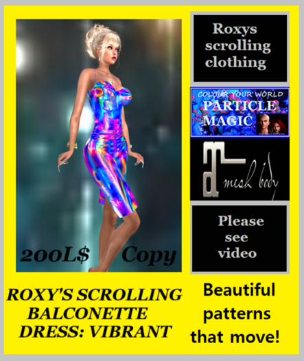 ROXY'S SCROLLING BALCONETTE DRESS VIBRANT