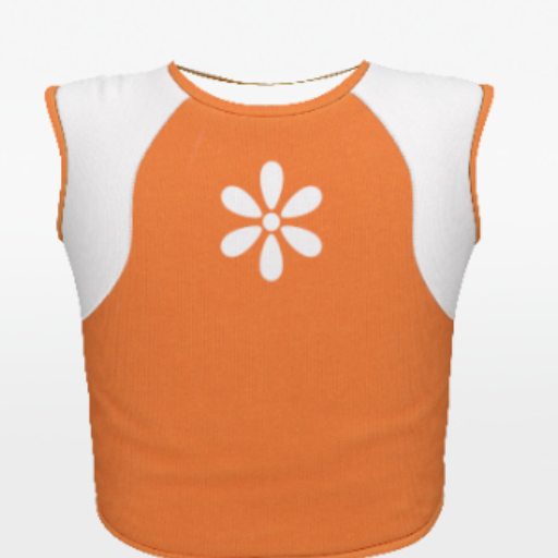 KD.p~Laure Top orange