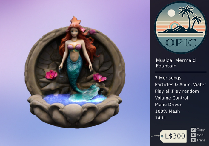 [OPIC] Musical Mermaid Fountain