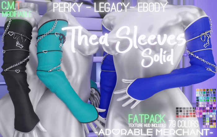 Thea Sleeves Solid - FATPACK - Adorable Merchant
