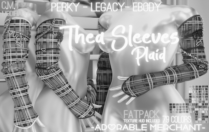 [DEMO] Thea Sleeves Plaid - FATPACK - Adorable Merchant