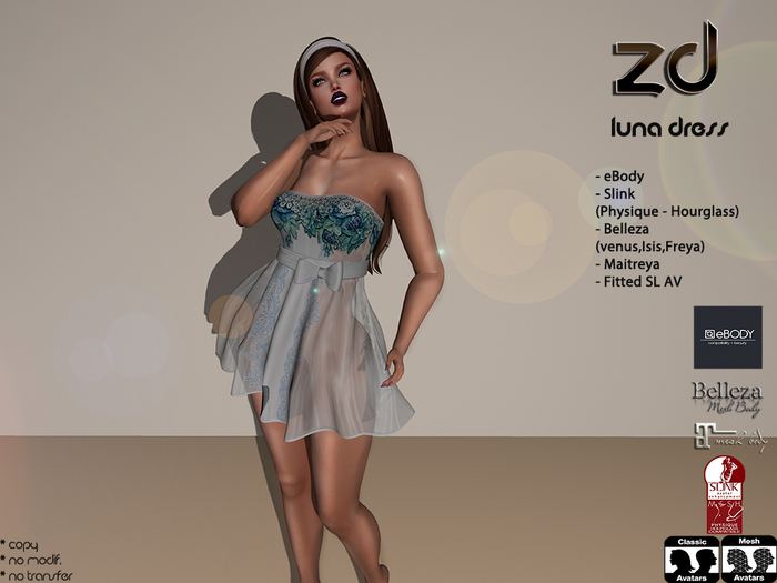 *ZD* Luna Dress