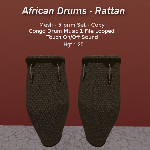 African Drums - Rattan V2