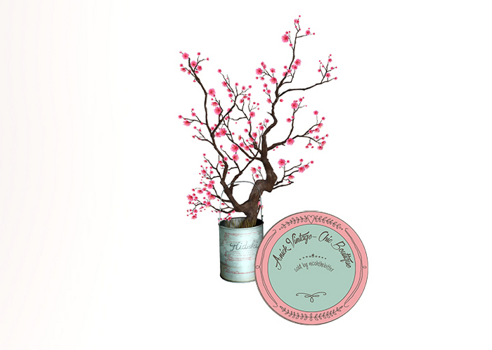 HIDEKI - RED Flower Blossom Tree