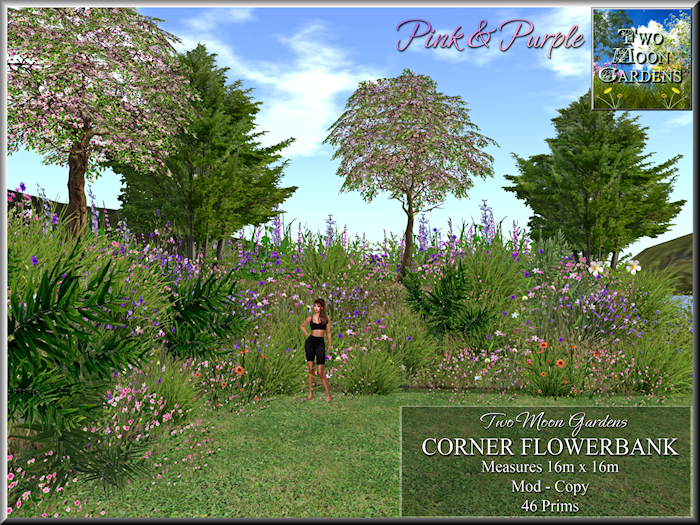 Garden Flower Bank