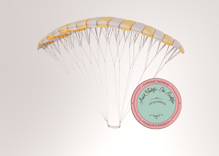 brocante. paraglider gacha / sunny [add]