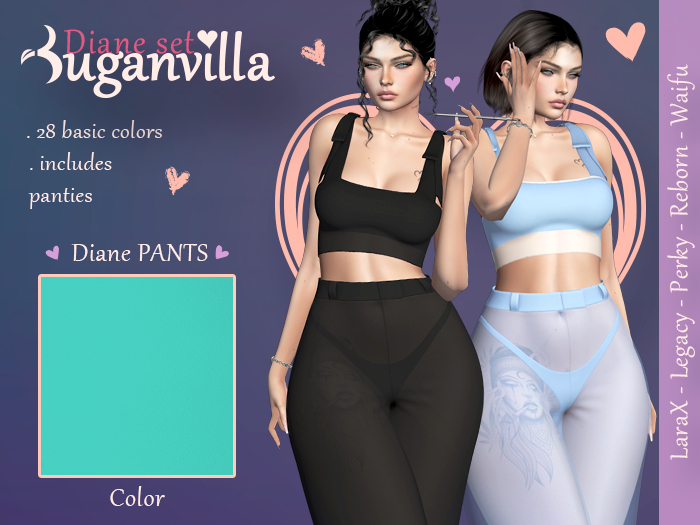 Buganvilla - Diane pants - C7