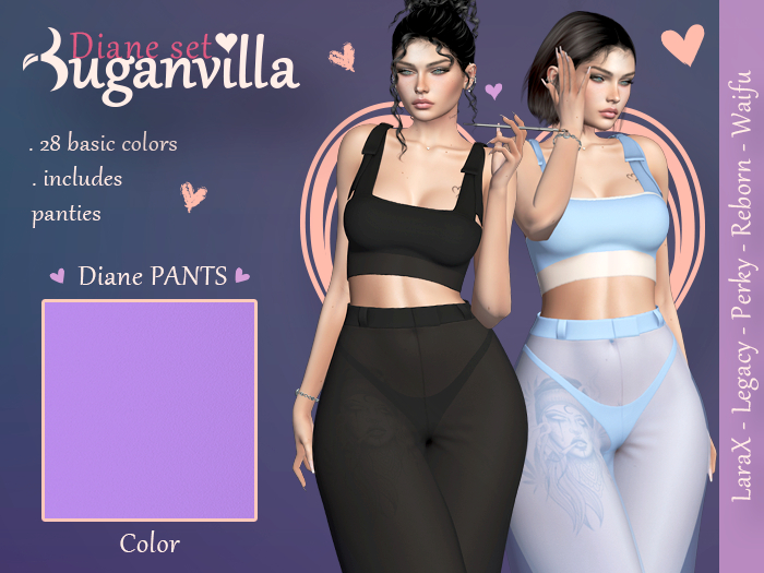 Buganvilla - Diane pants - C9