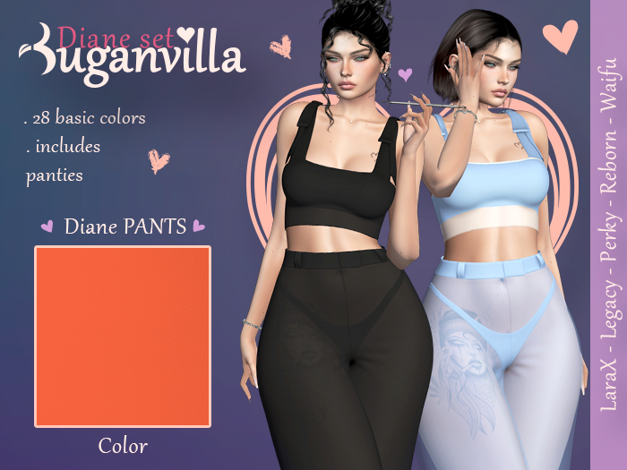 Buganvilla - Diane pants - C10
