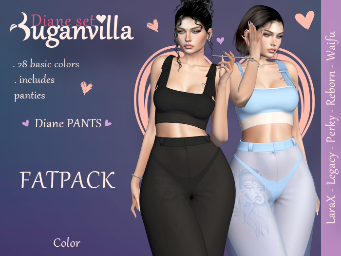 Buganvilla - Diane pants - FATPACK