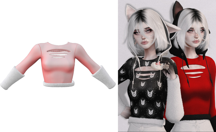 [DumDum] Victoria Top - Rose