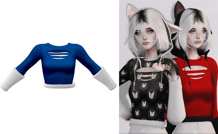 [DumDum] Victoria Top - Blue