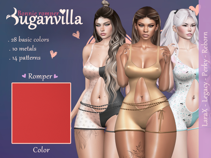 Buganvilla - Bonnie romper - C10