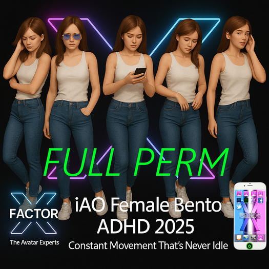 Second Life Marketplace - AO Female Bento ADHD Full Perm V2.0