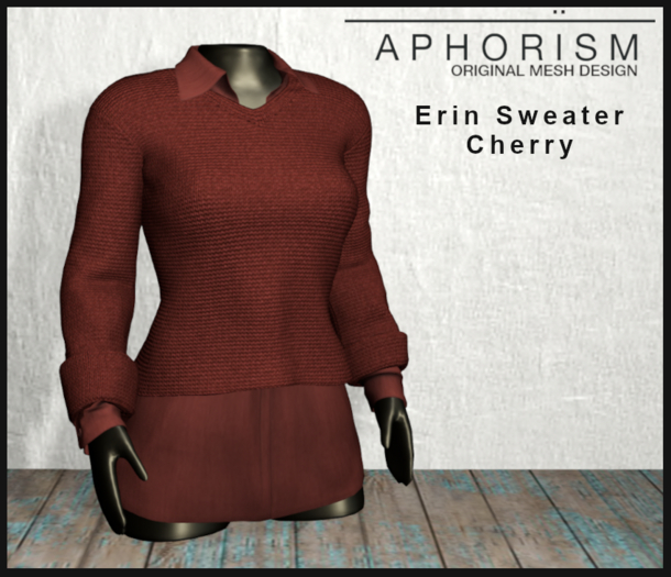 !APHORISM! - Erin Sweater Cherry
