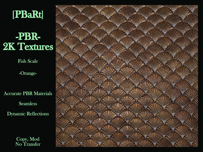 [PBaRt] Fish Scale Tile - Orange