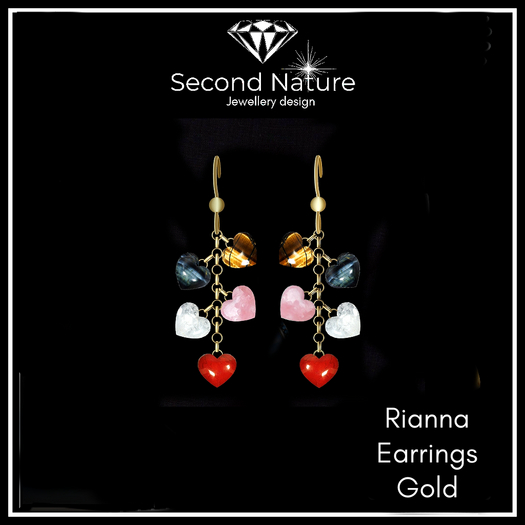 SNJ Rianna Earrings Gold ADD!