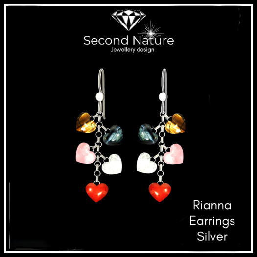 SNJ Rianna Earrings Silver ADD!