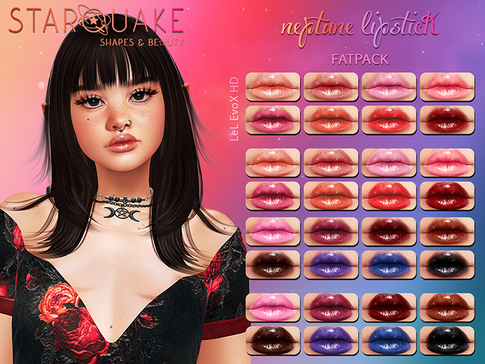 [starQuake] Neptune Lipstick FATPACK for EvoX HD