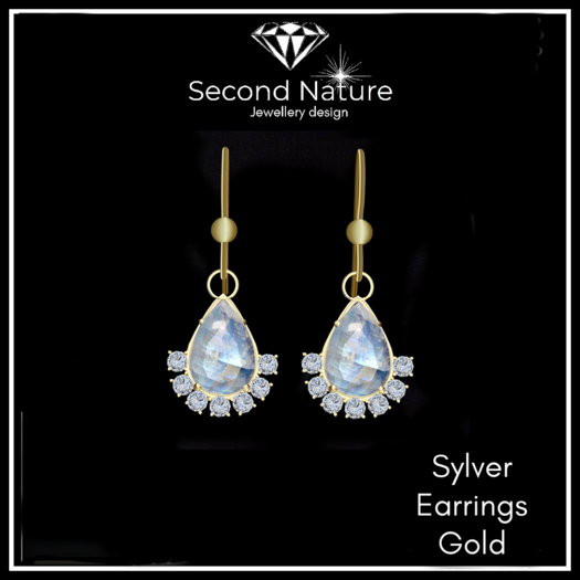 SNJ Sylver Earrings Gold ADD!