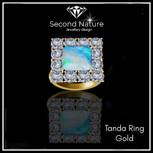 SNJ Tanda Opal Ring Gold ADD!
