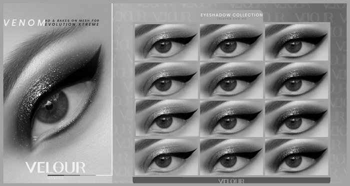 VELOUR "VENOM" EYESHADOW DEMO