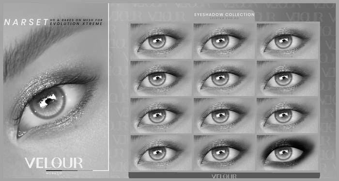 VELOUR "NARSET" EYESHADOW DEMO