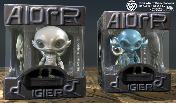 H.R.Cosmic Gacha Chibi (Aliens) Crafter