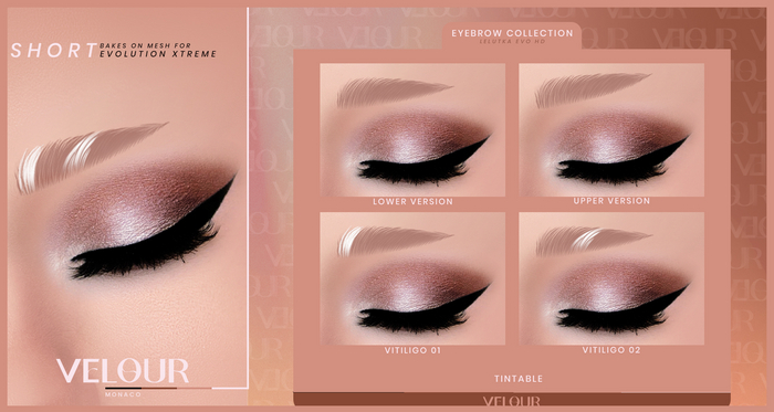VELOUR "SHORT" EYEBROW