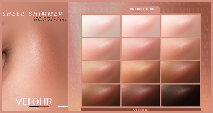 VELOUR "SHEER SHIMMER" BLUSH