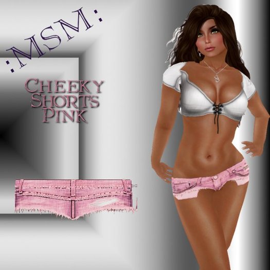 :MSM: Cheeky Shorts Pink