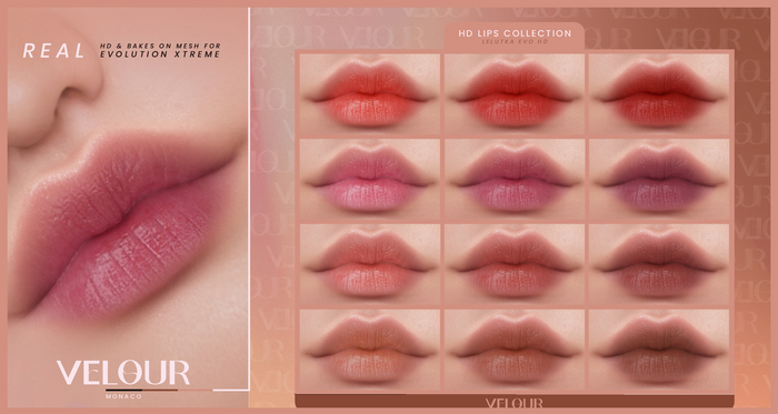 VELOUR "REAL" LIPSTICK