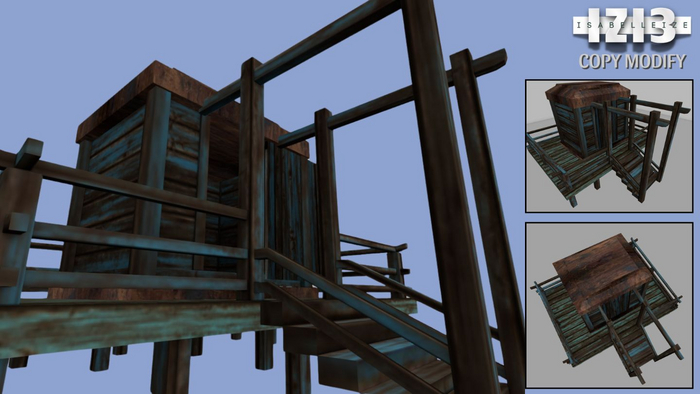 Cozy Wooden Outpost - Mesh (Copy/Modify)